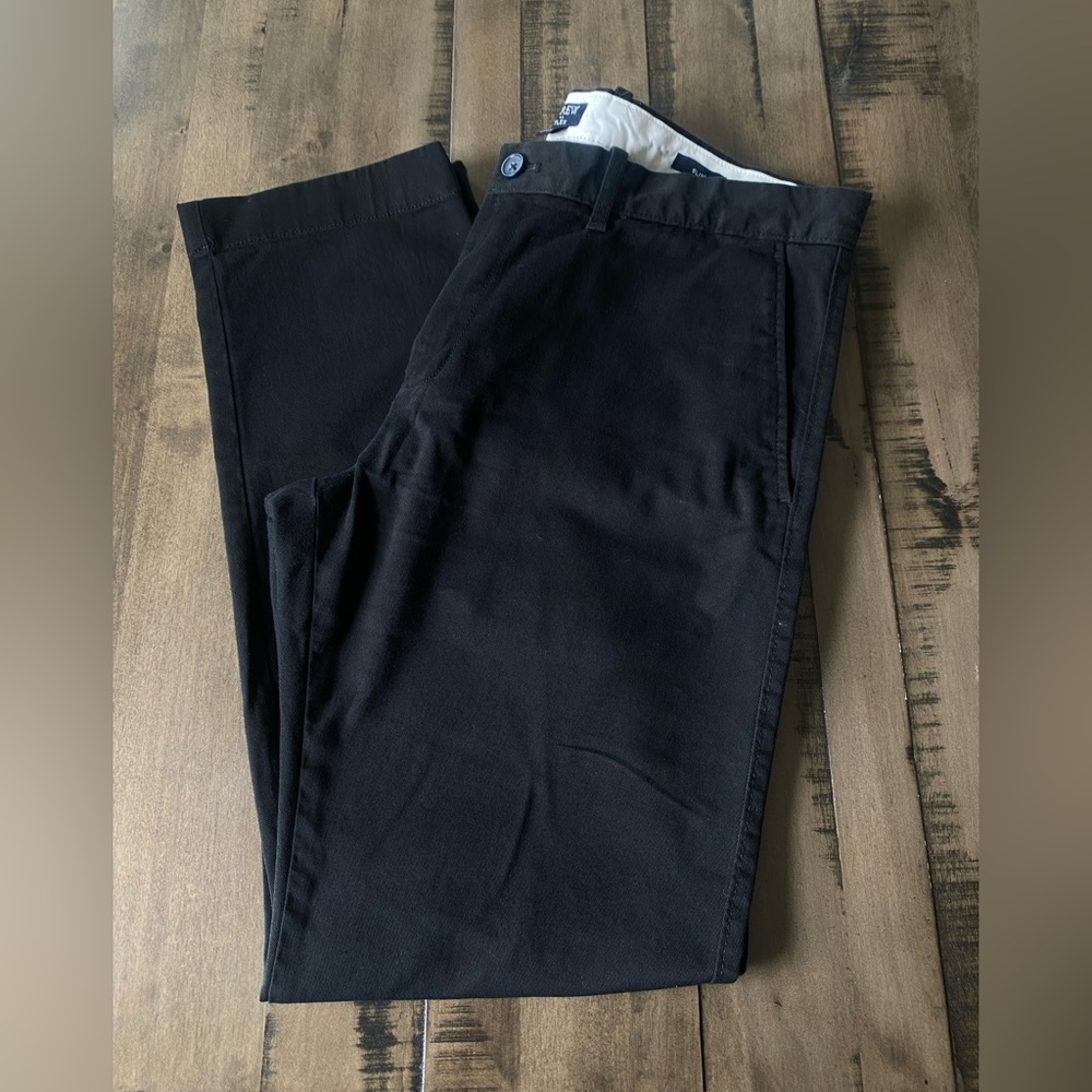J Crew Slim Flex Chino Black